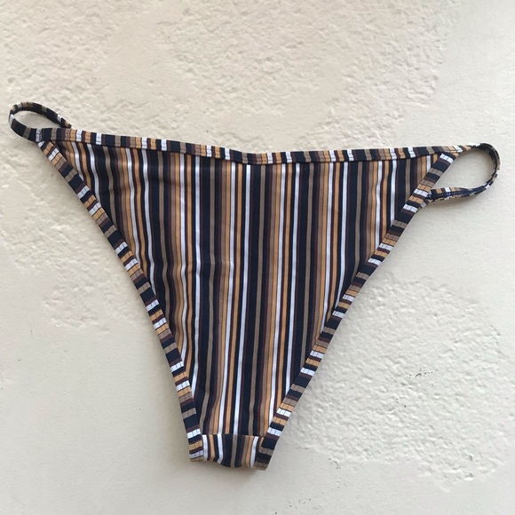 Zulu & Zephyr Stripe Bikini Bottoms - Picture 3 of 4